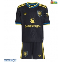 Manchester United Leny Yoro #15 Tredjedraktsett Barn 2025-26 Kortermet (+ Korte bukser)